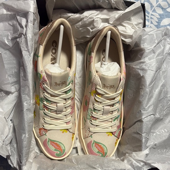 Coach Shoes - Coach Multicolor Floral Sneakers